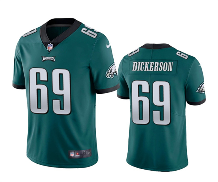 Men's Philadelphia Eagles #69 Landon Dickerson Green Vapor Untouchable Limited Stitched Jersey Men's Philadelphia Eagles #69 Landon Dickerson Green Vapor Untouchable Limited Stitched Jersey