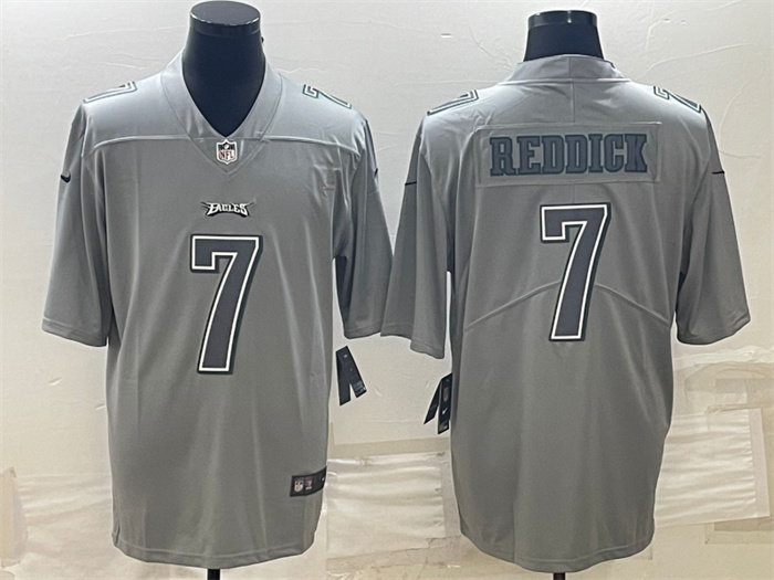 Men's Philadelphia Eagles #7 Haason Reddick Gray Atmosphere Fashion Stitched Jersey Men's Philadelphia Eagles #7 Haason Reddick Gray Atmosphere Fashion Stitched Jersey