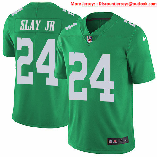 Nike Eagles #24 Darius Slay Jr Green Men's Stitched NFL Limited Rush Jersey Nike Eagles #24 Darius Slay Jr Green Men's Stitched NFL Limited Rush Jersey