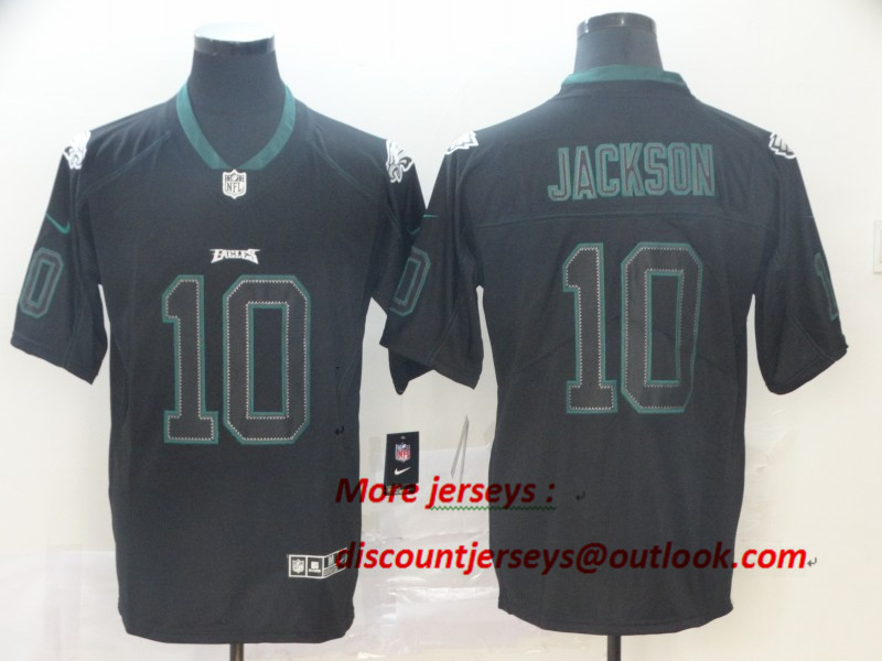 Eagles 10 DeSean Jackson Black Shadow Legend Limited Jersey