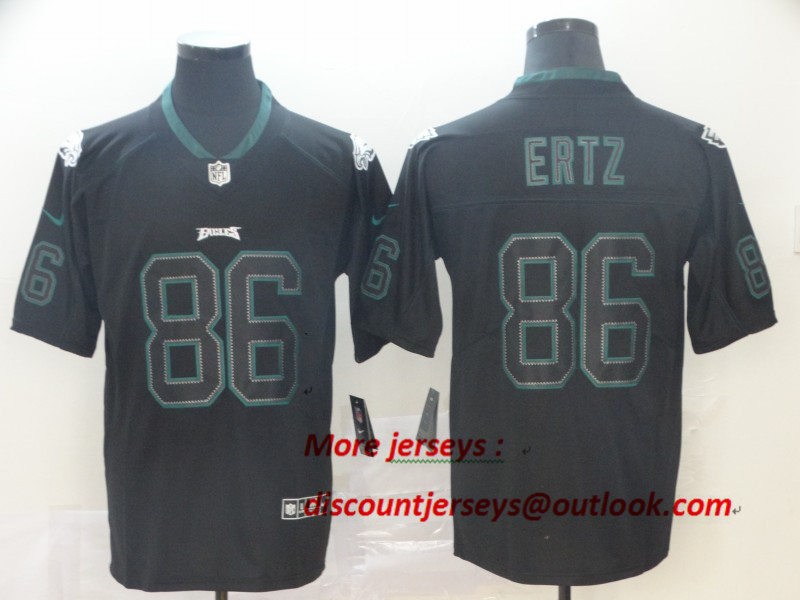 Eagles 86 Zach Ertz Black Shadow Legend Limited Jersey