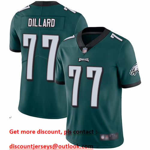 Eagles #77 Andre Dillard Midnight Green Team Color Men's Stitched Football Vapor Untouchable Limited Jersey