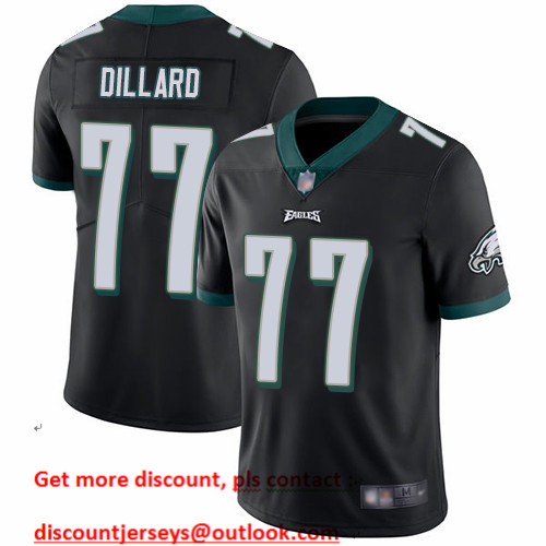 Eagles #77 Andre Dillard Black Alternate Men's Stitched Football Vapor Untouchable Limited Jersey