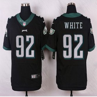 NEW Philadelphia Eagles #92 Reggie White Black Alternate Men's Stitched NFL New Elite Jersey