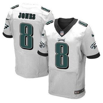 NEW Philadelphia Eagles #8 Donnie Jones White Men's Stitched NFL New Elite Jersey