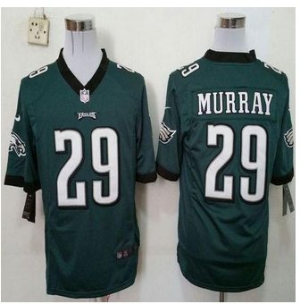 NEW Philadelphia Eagles #29 DeMarco Murray Midnight Green Team Color Men's Stitched NFL Game Jersey