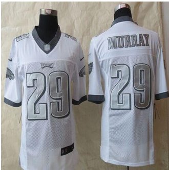 New Philadelphia Eagles #29 DeMarco Murray White Men's Stitched NFL Limited Platinum Jersey