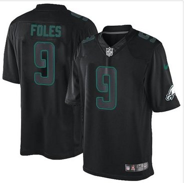 NEW Philadelphia Eagles #9 Nick Foles Midnight Green Team Color Men's Stitched NFL New Limited Jersey