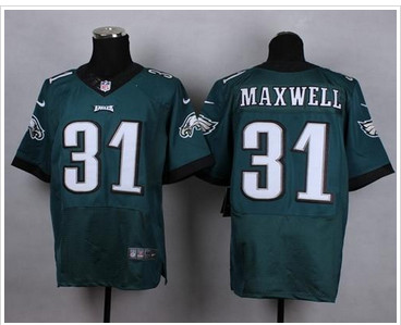 NEW Philadelphia Eagles #31 Byron Maxwell Midnight Green Team Color Men's Stitched NFL New Elite jersey