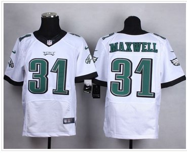 New Philadelphia Eagles #31 Byron Maxwell White Men's Stitched NFL New Elite Jersey