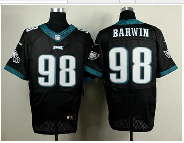 New Philadelphia Eagles #98 Connor Barwin Black Alternate NFL New Elite Jersey New Philadelphia Eagles #98 Connor Barwin Black Alternate NFL New Elite Jersey