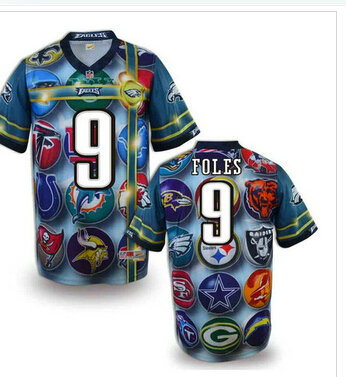 Philadelphia Eagles #9 FOLIS Men's Stitched NFL Elite Fanatical Version Jersey (2)