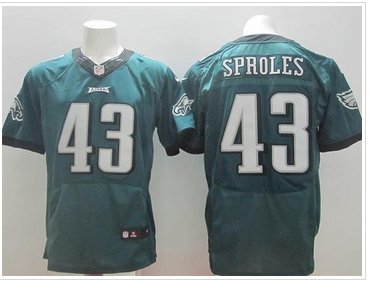 New Philadelphia Eagles #43 Darren Sproles Midnight Green Team Color NFL New Elite Jersey