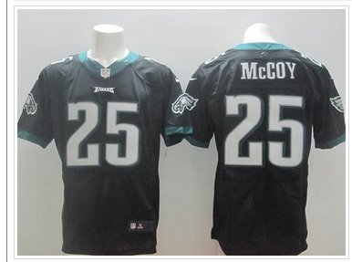 NEW Philadelphia Eagles #25 LeSean McCoy Black Alternate NFL New Elite Jersey