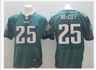 NEW Philadelphia Eagles #25 LeSean McCoy Midnight Green NFL New Elite Jersey