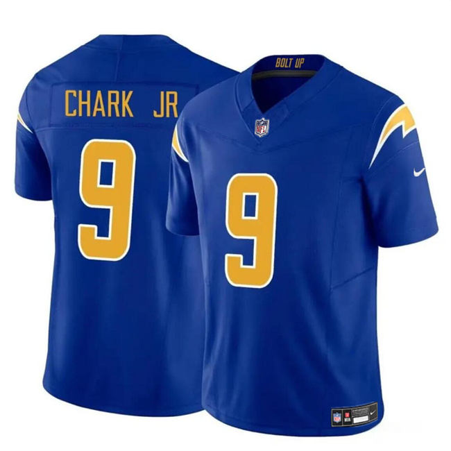 Men's Los Angeles Chargers #9 DJ Chark Jr Royal 2024 F.U.S.E Vapor Limited Stitched Football Jersey Men's Los Angeles Chargers #9 DJ Chark Jr Royal 2024 F.U.S.E Vapor Limited Stitched Football Jersey