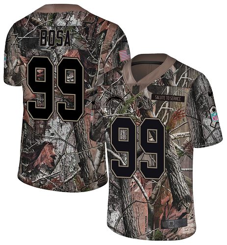 Nike Chargers #99 Joey Bosa Camo Men's Stitched NFL Limited Rush Realtree Jersey