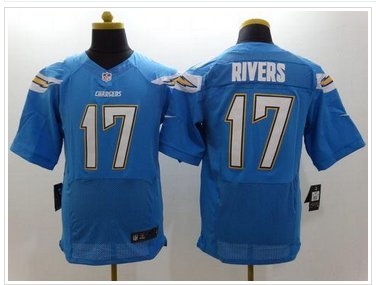New San Diego Chargers #17 Philip Rivers Electric Blue Alternate NFL New Elite Jersey