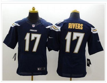 New San Diego Chargers #17 Philip Rivers Navy Blue Team Color NFL New Elite Jersey
