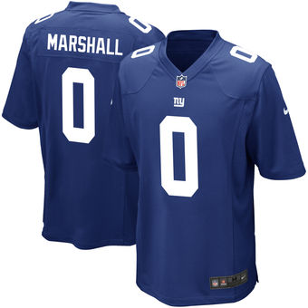 Men's New York Giants Brandon Marshall Nike Royal Game Jersey Men's New York Giants Brandon Marshall Nike Royal Game Jersey