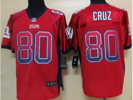 NEW New York Giants 80 Victor Cruz Red Drift Fashion Elite NFL Jerseys NEW New York Giants 80 Victor Cruz Red Drift Fashion Elite NFL Jerseys