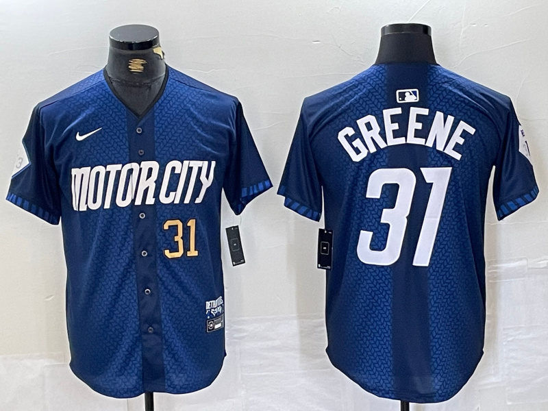 Men's Detroit Tigers ACTIVE PLAYER Custom 2024 Navy City Connect Cool Base Limited jerseys 3 Men's Detroit Tigers ACTIVE PLAYER Custom 2024 Navy City Connect Cool Base Limited jerseys 3