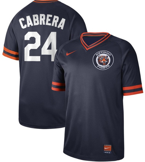 Tigers #24 Miguel Cabrera Navy Authentic Cooperstown Collection Stitched Baseball Jersey Tigers #24 Miguel Cabrera Navy Authentic Cooperstown Collection Stitched Baseball Jersey