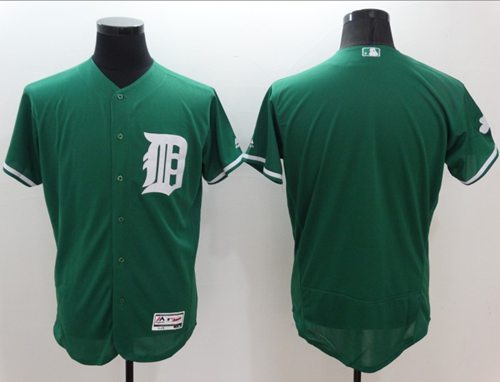 Tigers Blank Green Celtic Flexbase Authentic Collection Stitched MLB Jersey Tigers Blank Green Celtic Flexbase Authentic Collection Stitched MLB Jersey