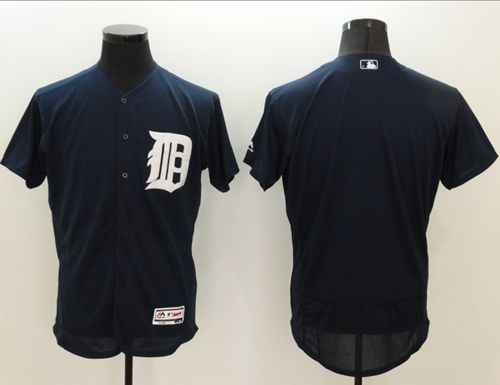 Tigers Blank Navy Blue Flexbase Authentic Collection Stitched MLB Jersey Tigers Blank Navy Blue Flexbase Authentic Collection Stitched MLB Jersey