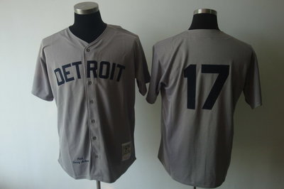 Mitchell And Ness 1968 Tigers #17 Denny McLain Grey Stitched MLB JerseyMitchell And Ness 1968 Tigers #17 Denny McLain Grey Stitched MLB Jersey