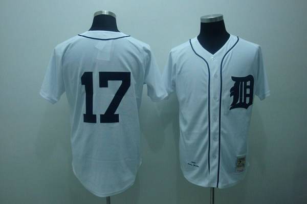 Mitchell and Ness Tigers #17 Denny McLain Stitched White Throwback MLB Jersey Mitchell and Ness Tigers #17 Denny McLain Stitched White Throwback MLB Jersey