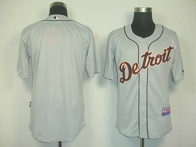 Detroit Tigers blank jerseys gray Detroit Tigers blank jerseys gray