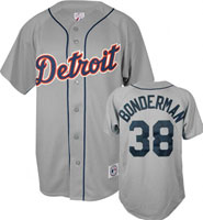 MLB Majestic Detroit Tigers 38 Bonderman grey Jerseys MLB Majestic Detroit Tigers 38 Bonderman grey Jerseys