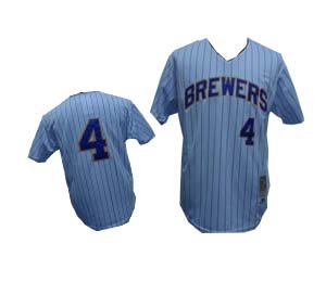 Milwankee Brewers Paul Molitor 4 White M&N Milwankee Brewers Paul Molitor 4 White M&N