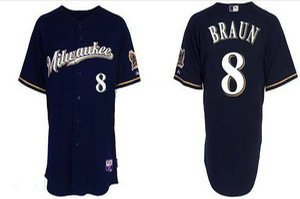 Milwaukee Brewers 8 Ryan Braun Baseball blue Jerseys Milwaukee Brewers 8 Ryan Braun Baseball blue Jerseys