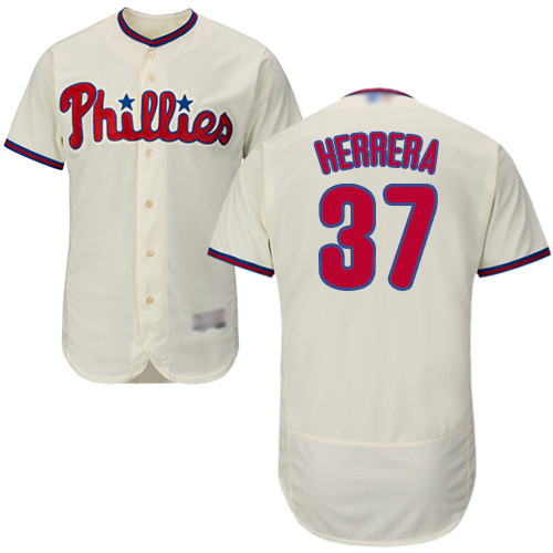 Phillies #37 Odubel Herrera Cream Flexbase Authentic Collection Stitched Baseball Jersey Phillies #37 Odubel Herrera Cream Flexbase Authentic Collection Stitched Baseball Jersey