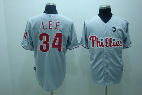 MLB Jersey Philadelphia Phillies 34# HALLADAY grey Jersey MLB Jersey Philadelphia Phillies 34# HALLADAY grey Jersey