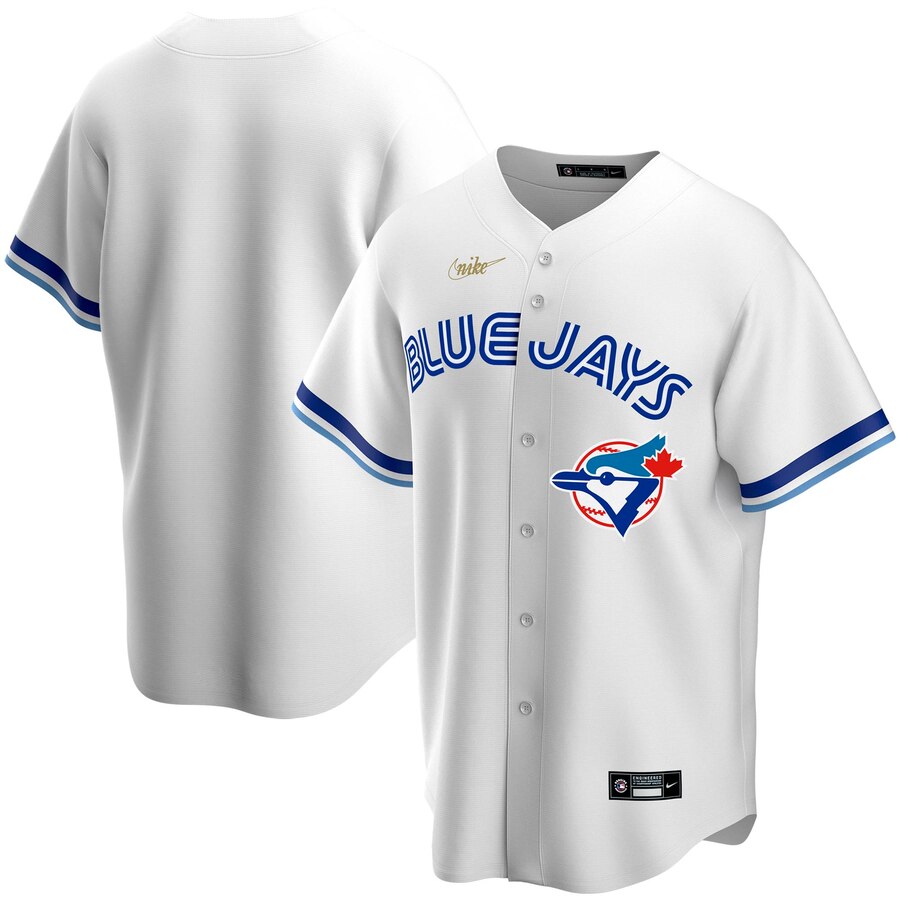Toronto Blue Jays Nike Home Cooperstown Collection Team MLB Jersey White Toronto Blue Jays Nike Home Cooperstown Collection Team MLB Jersey White