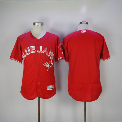 Men's Toronto Blue Jays Majestic Scarlet Fashion Canada Day Flex Base Authentic Team Jersey Men's Toronto Blue Jays Majestic Scarlet Fashion Canada Day Flex Base Authentic Team Jersey