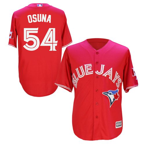 Blue Jays #54 Roberto Osuna Red New Cool Base Canada Day Stitched MLB Jersey Blue Jays #54 Roberto Osuna Red New Cool Base Canada Day Stitched MLB Jersey