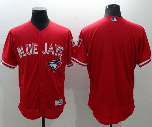 Blue Jays Blank Red Flexbase Authentic Collection Canada Day Stitched MLB Jersey Blue Jays Blank Red Flexbase Authentic Collection Canada Day Stitched MLB Jersey