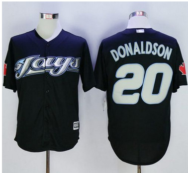 Blue Jays #20 Josh Donaldson Black New Cool Base Stitched MLB Jersey Blue Jays #20 Josh Donaldson Black New Cool Base Stitched MLB Jersey