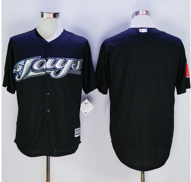 Blue Jays Blank Black New Cool Base Stitched MLB Jersey Blue Jays Blank Black New Cool Base Stitched MLB Jersey