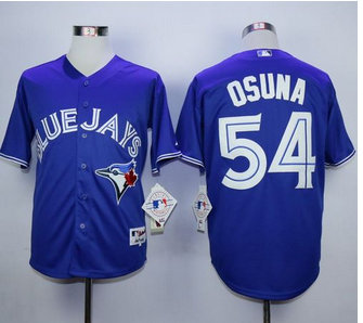 Toronto Blue Jays #54 Roberto Osuna Blue Alternate Stitched MLB Jersey Toronto Blue Jays #54 Roberto Osuna Blue Alternate Stitched MLB Jersey