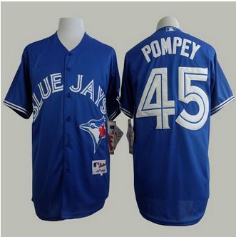 Toronto Blue Jays #45 Dalton Pompey Blue Alternate Cool Base Stitched Baseball Jersey Toronto Blue Jays #45 Dalton Pompey Blue Alternate Cool Base Stitched Baseball Jersey