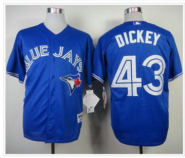 Toronto Blue Jays #43 R.A. Dickey Blue Alternate Stitched Baseball Jersey Toronto Blue Jays #43 R.A. Dickey Blue Alternate Stitched Baseball Jersey