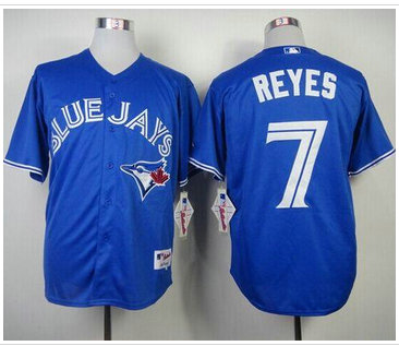 Toronto Blue Jays #7 Jose Reyes Blue Alternate Stitched Baseball Jersey Toronto Blue Jays #7 Jose Reyes Blue Alternate Stitched Baseball Jersey