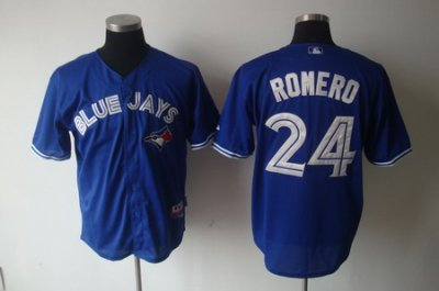 Toronto Blue Jays #24 Ricky Romero Blue Jerseys Toronto Blue Jays #24 Ricky Romero Blue Jerseys