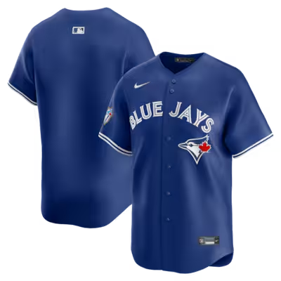 Men's Toronto Blue Jays Blank Royal 50 Seasons Patch Stitched Baseball Jersey Men's Toronto Blue Jays Blank Royal 50 Seasons Patch Stitched Baseball Jersey