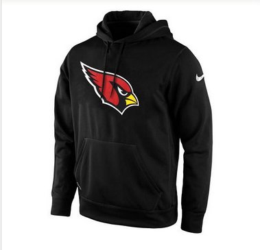 Men's Arizona Cardinals Nike Black KO Logo Essential Hoodie Men's Arizona Cardinals Nike Black KO Logo Essential Hoodie